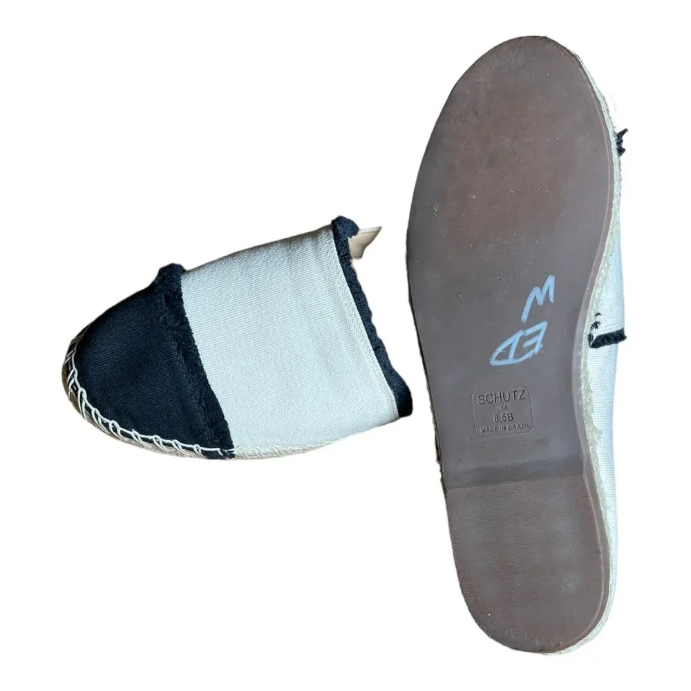 Schutz Ohanna Printed. Canvas Espadrilles Sandals